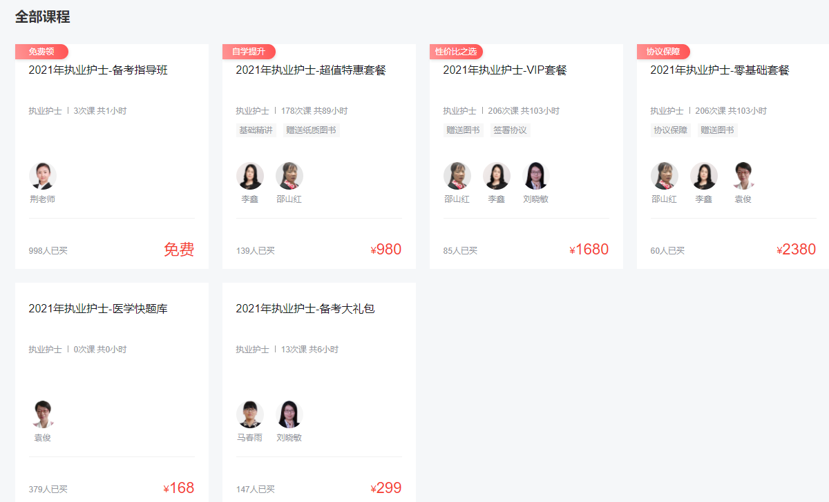 環球網校執業護士 