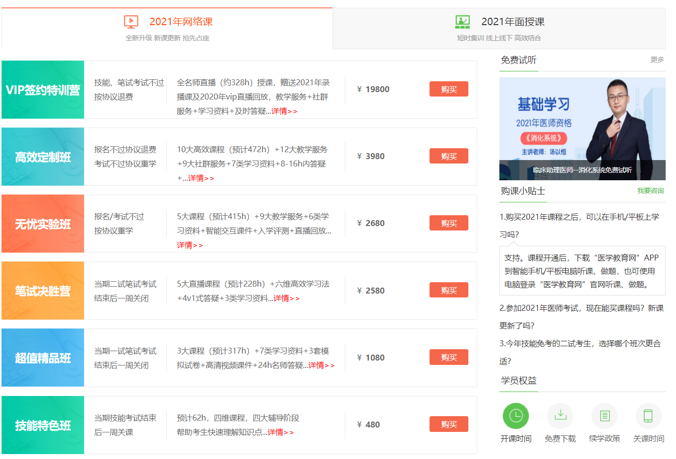 醫療教育網臨床執業助理醫師