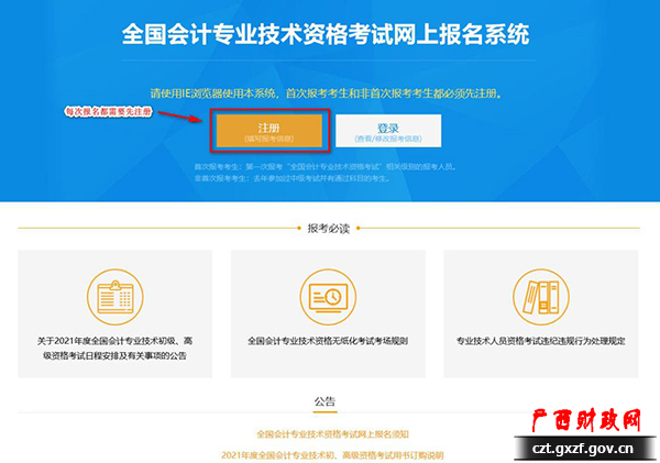 初級(jí)會(huì)計(jì)考試報(bào)名流程圖來(lái)啦!