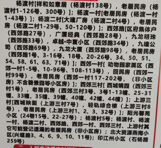 重慶九龍坡小學劃片區(qū)2022